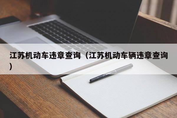 江苏机动车违章查询（江苏机动车辆违章查询）