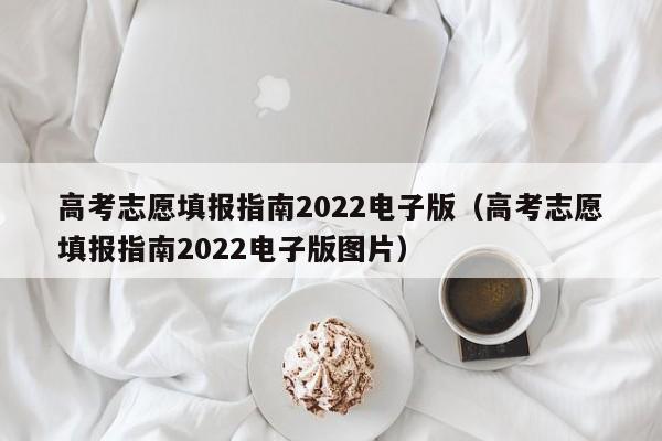 高考志愿填报指南2022电子版（高考志愿填报指南2022电子版图片）