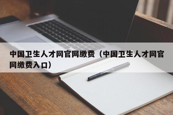 中国卫生人才网官网缴费（中国卫生人才网官网缴费入口）